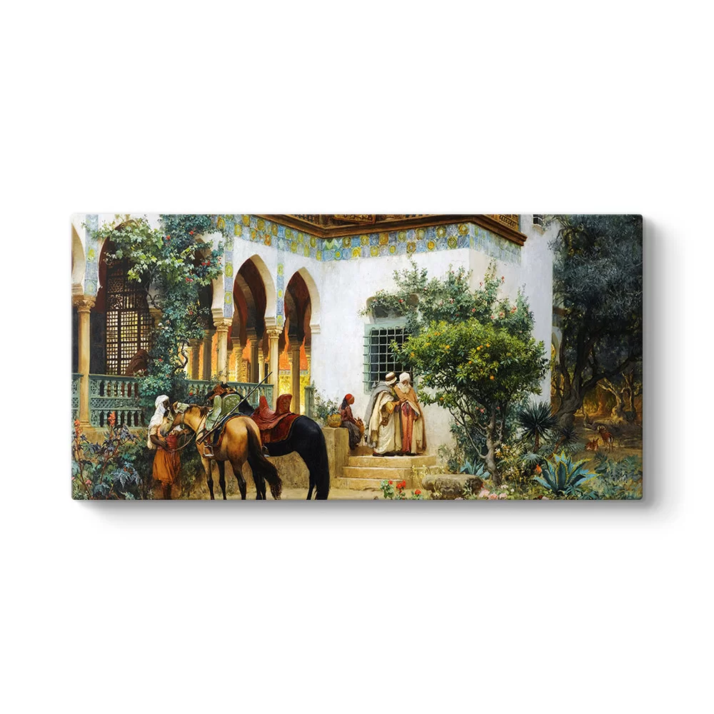Frederick Arthur Bridgman Tablosu - Model 5